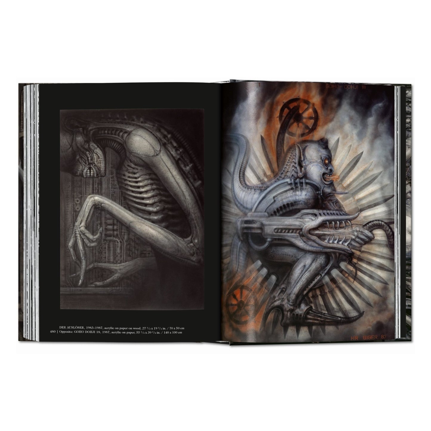 HR Giger. 45th Ed. (German, French, English) Book