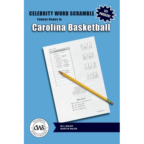 Celebrity Word Scramble Famous Names in Carolina Basketball