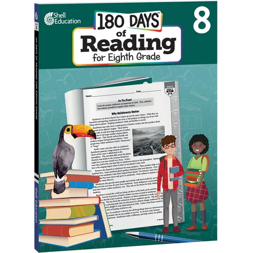 180 Days(tm) Reading for Eighth Grade: Practice, Assess, Diagnose