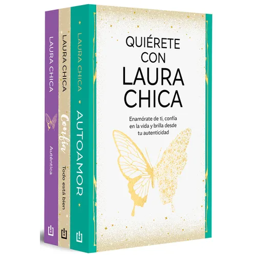 Pack Quiérete Con Laura Chica (Contiene: Autoamor / Confía. Todo Está Bien / Auténtica) / Love Yourself Set with Laura Chica (Self-Love, Trust, Authen