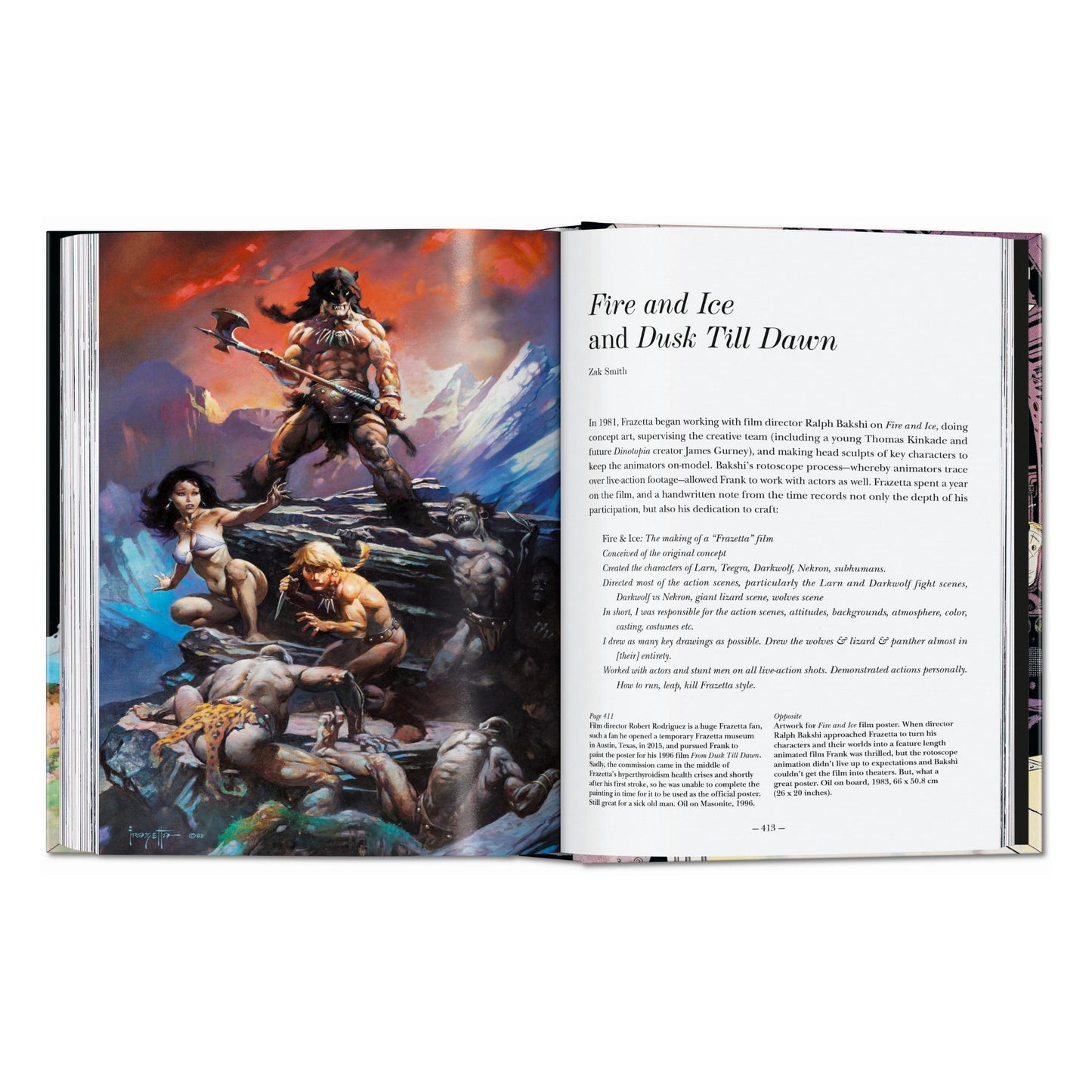 The Fantastic Worlds of Frank Frazetta. 45th Ed. (German, French, English) Book