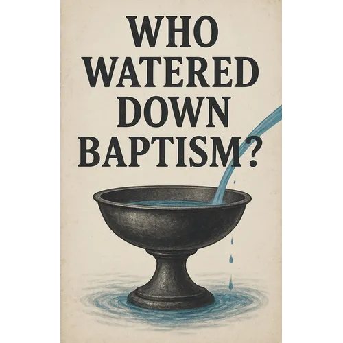 Who Watered Down Baptism?