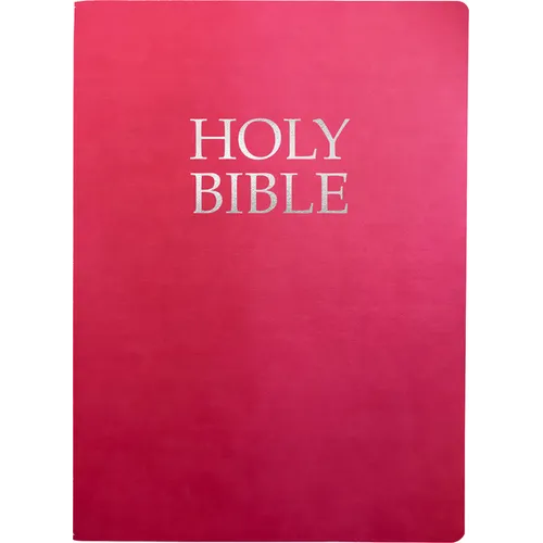 Kjver Holy Bible, Large Print, Berry Ultrasoft: (King James Version Easy Read, Red Letter, Pink)
