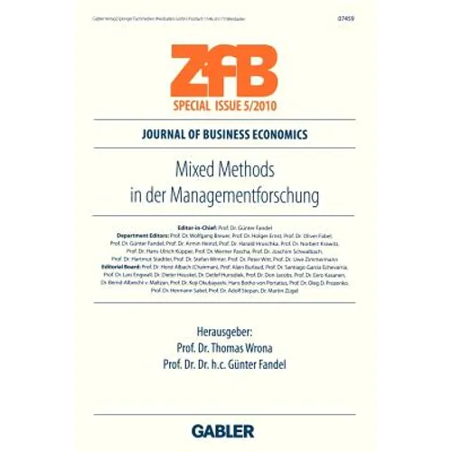 Mixed Methods in Der Managementforschung