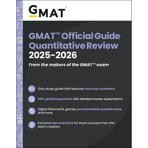 GMAT Official Guide Quantitative Review 2025-2026: Book + Online Question Bank