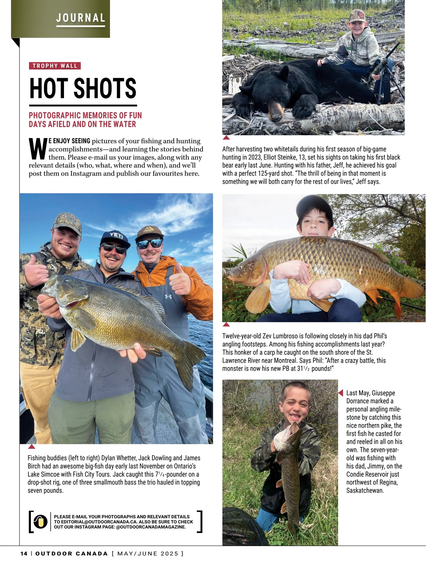 Outdoor Canada - Spring 2025: New Hunting Guns & Gear, Boat Guide Essentials, Lake Trout Opener Tips, Best Baits For Big Bears, Deep-Woods Gobbler Tactics For Turkey Hunters, Walleye Fishing & More!