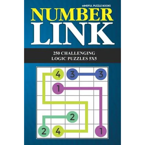 Number Link: 250 Challenging Logic Puzzles 5x5