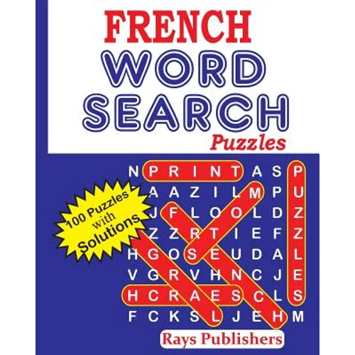 FRENCH Word Search Puzzles