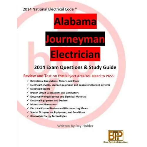 Alabama 2014 Journeyman Electrician Study Guide