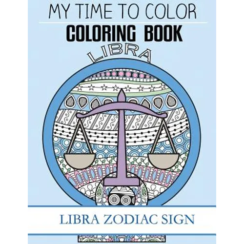 Libra Zodiac Sign - Adult Coloring Book