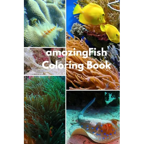 Amazing Fish Coloring Book: For Kids Ages 2-6 Sea Animals Ocean Creatures Great and small fish, and big undersea Adventure. : 6inchx9inch 99 pages