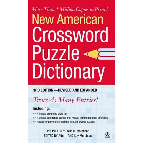 New American Crossword Puzzle Dictionary - Mass Market Paperbound
