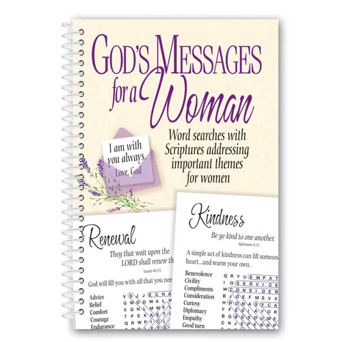 God's Messages for a Woman: Word Search