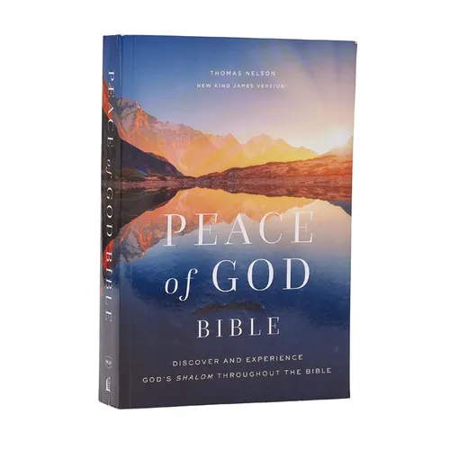 Peace of God Bible: Discover and Experience God's Shalom Throughout the Bible (Nkjv, Softcover, Red Letter, Comfort Print)