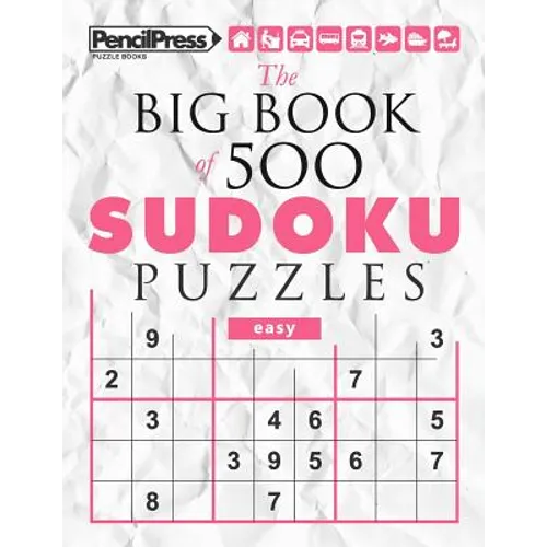 The Big Book of 500 Sudoku Puzzles easy (with answers)