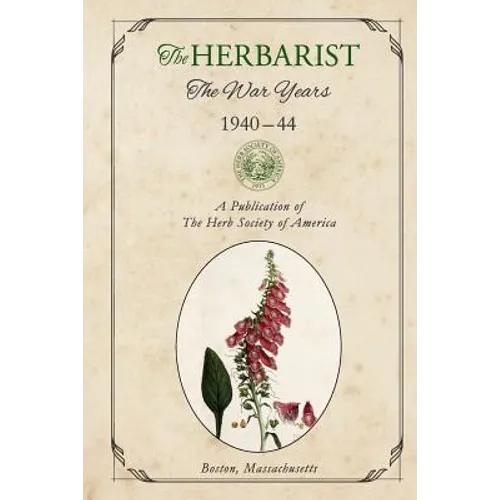The Herbarist The War Years 1940-44