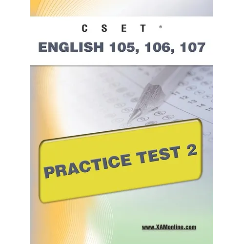 Cset English 105, 106 Practice Test 2