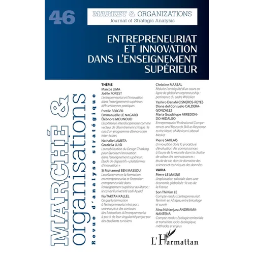 Entrepreneuriat et innovation dans l'enseignement supérieur