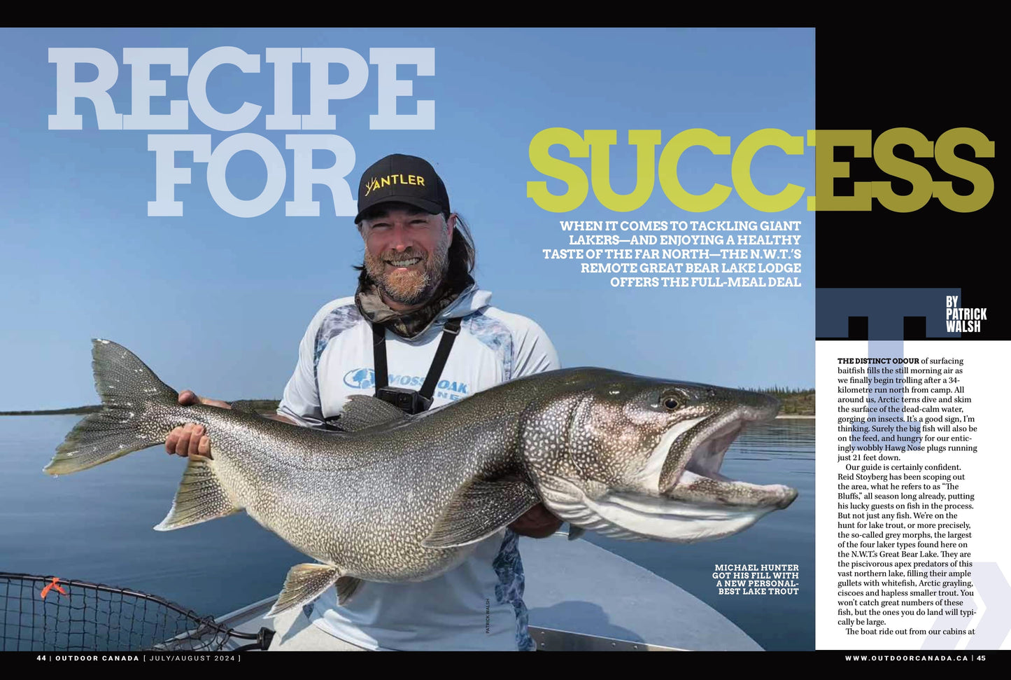 Outdoor Canada - Summer 2024: 12 Must-Haves For Remote Hunts, The Giant Trout Of Great Bear Lake, Big Fish Blue Print, Is Your Rifle Ammo Toxic, Fly-Fishing, Why Lunkers Are Important & More!