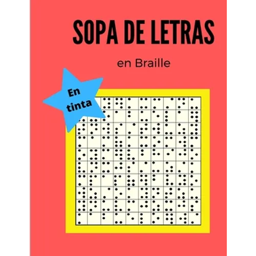Sopa de letras en Braille en tinta: Sopa de Letras en Braille en tinta