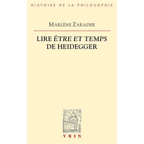 Lire Etre Et Temps de Heidegger