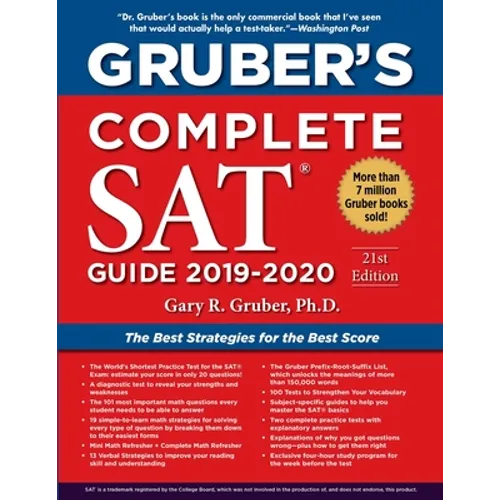 Gruber's Complete SAT Guide 2019-2020