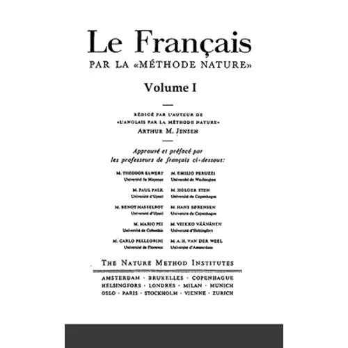 Le Français par la Méthode Nature