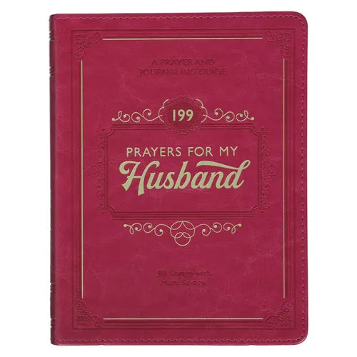 Gift Book 199 Prayers for My Husband Faux Leather