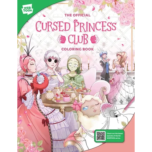 The Official Cursed Princess Club Coloring Book: 46 Original Illustrations to Color and Enjoy