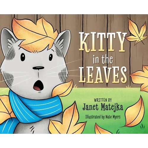 Kitty in the Leaves