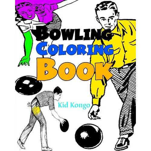 Bowling Coloring Book