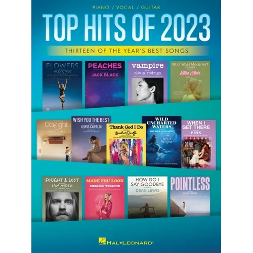 Top Hits of 2023 - Arranged for Piano/Vocal/Guitar