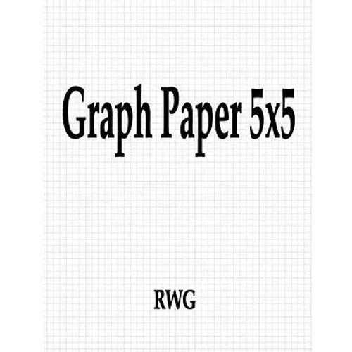 Graph Paper 5x5: 50 Pages 8.5" X 11"