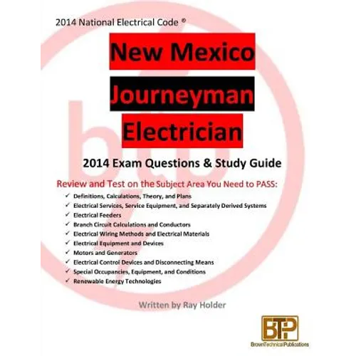 New Mexico 2014 Journeyman Electrician Study Guide