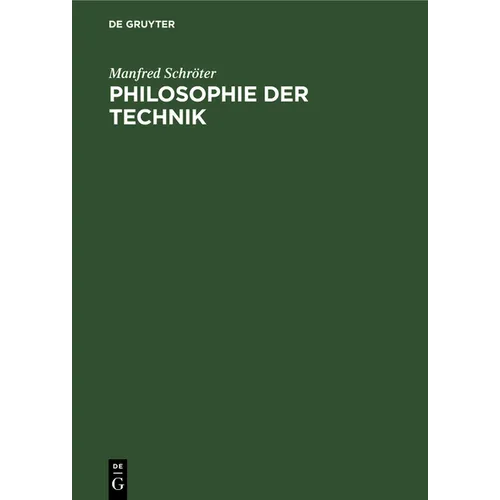 Philosophie Der Technik
