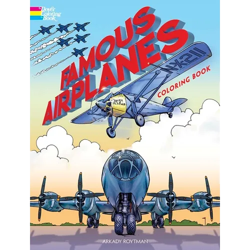 Famous Airplanes Coloring Book