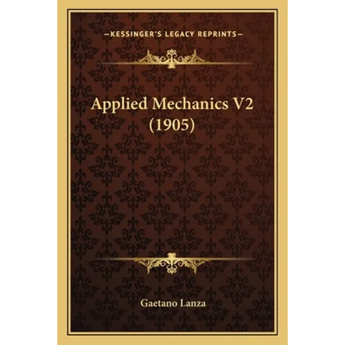 Applied Mechanics V2 (1905)