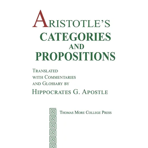 Aristotle's Categories and Propositions