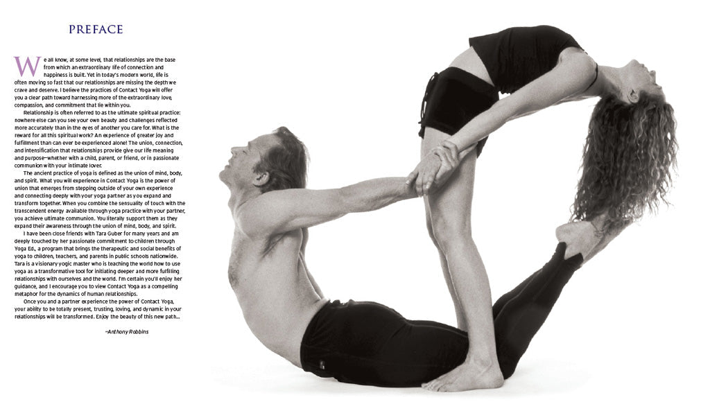 Contact Yoga Softcover Book