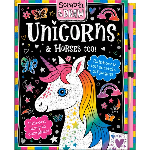 Scratch and Draw Unicorns & Horses Too!