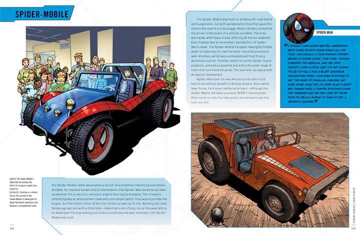 Marvel Vehicles Hardcover Book