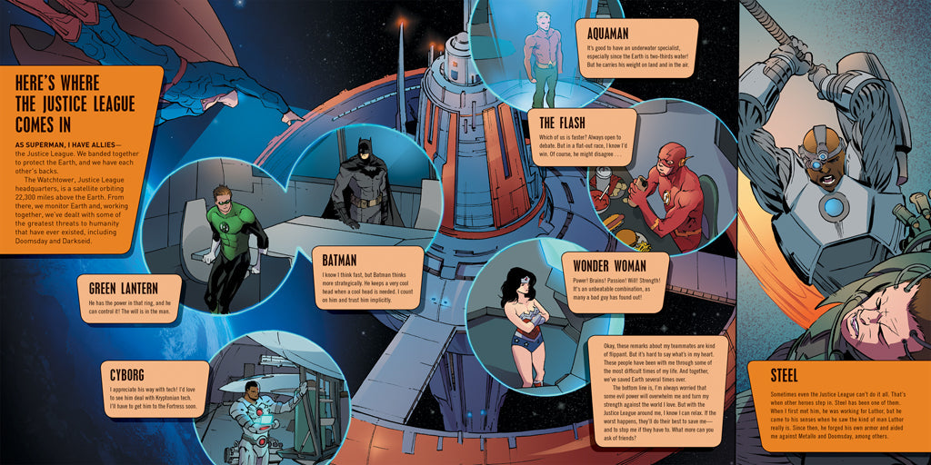 The World According to Superman Hardcover Book