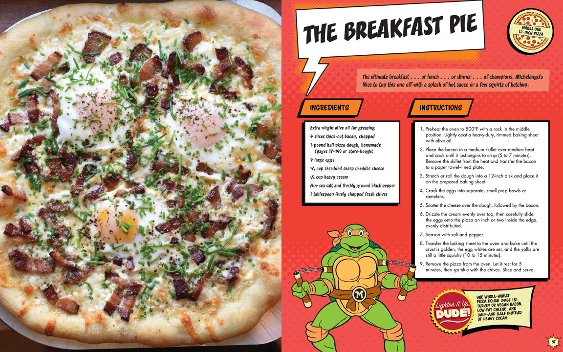 The Teenage Mutant Ninja Turtles Pizza CookHardcover Book