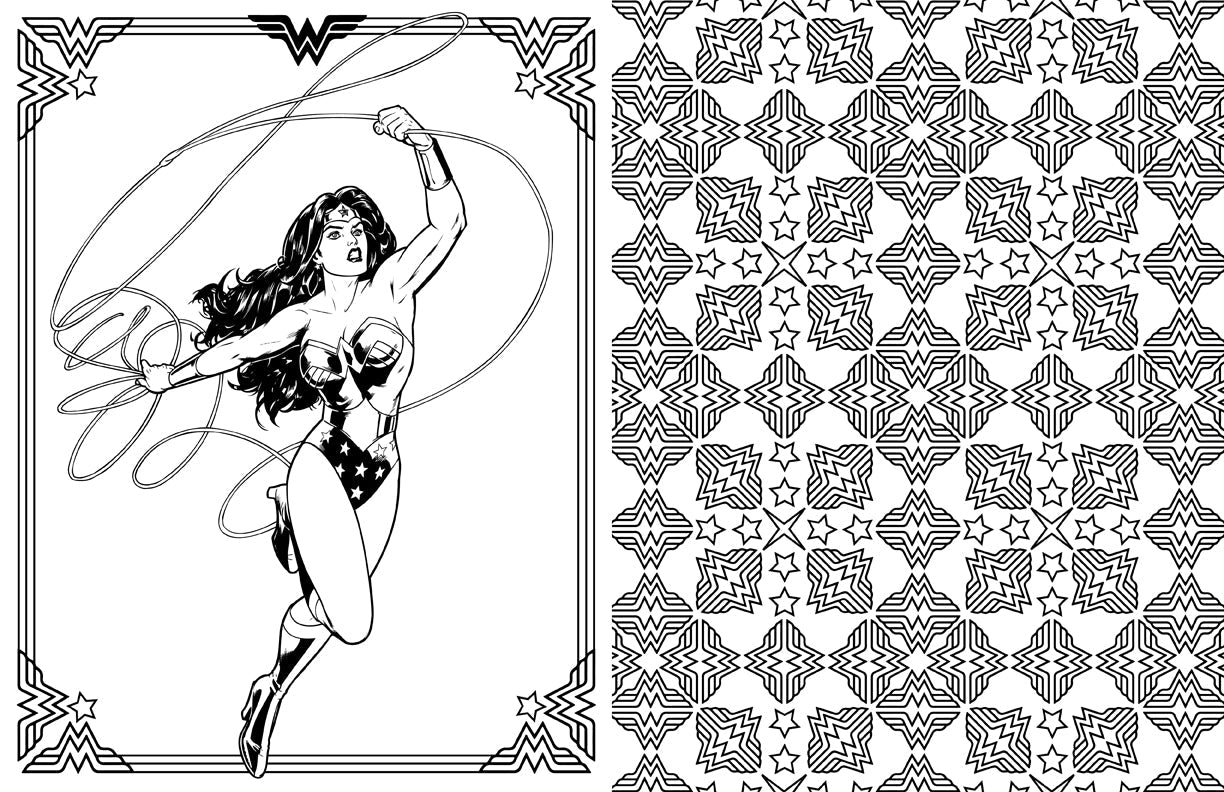 DC Comics Coloring Book Softcover Book