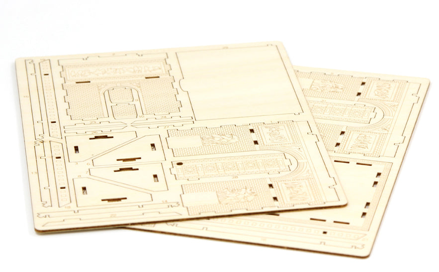 IncrediBuilds: Paris: Arc de Triomphe 3D Wood Model