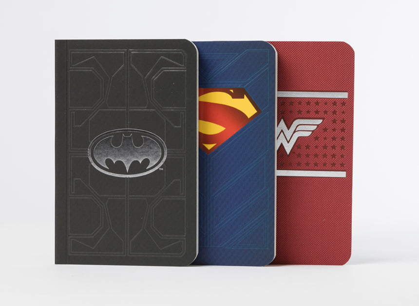 DC Comics: Justice League Pocket Journal Collection (Set of 3) Softcover Book
