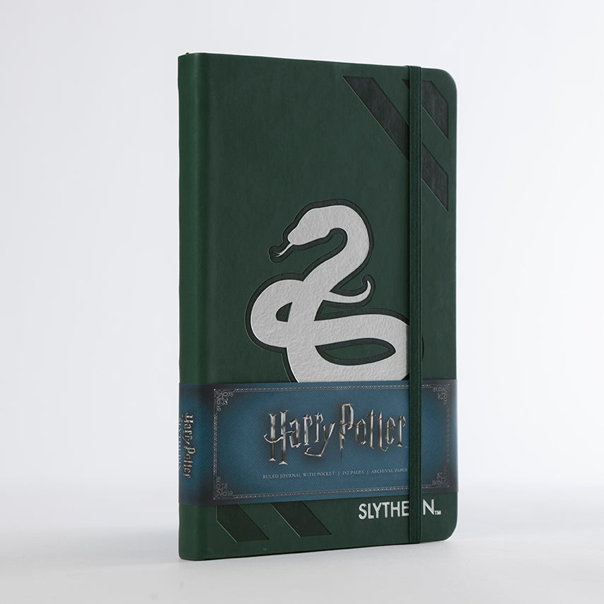 Harry Potter: Slytherin Hardcover Ruled Journal Hardcover Book