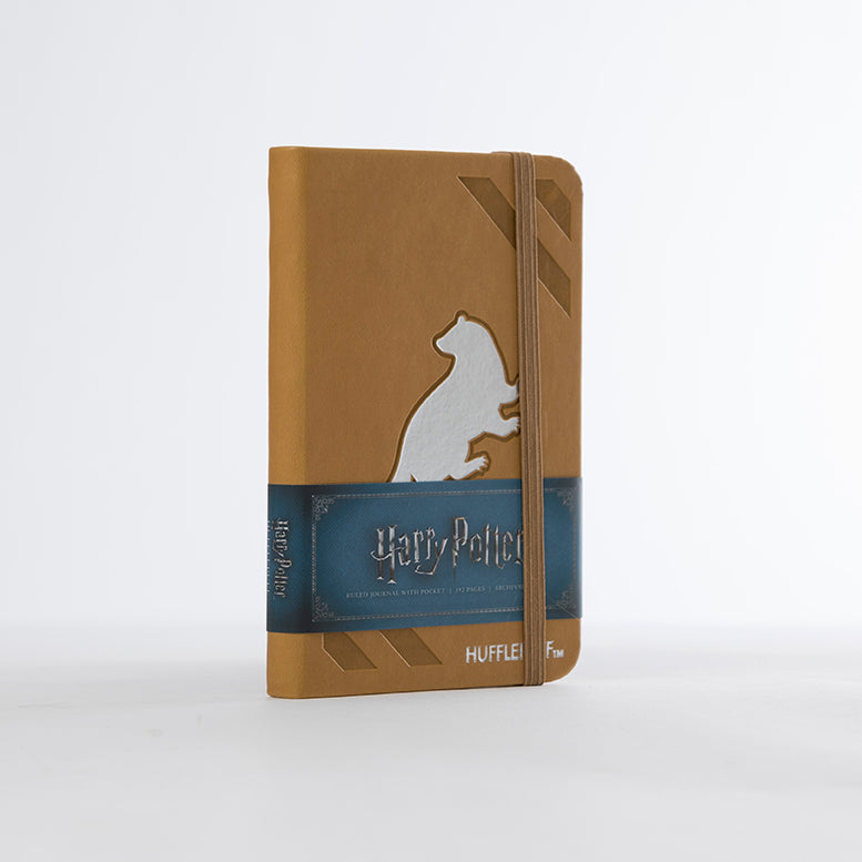 Harry Potter: Hufflepuff Ruled Pocket Journal Hardcover Book