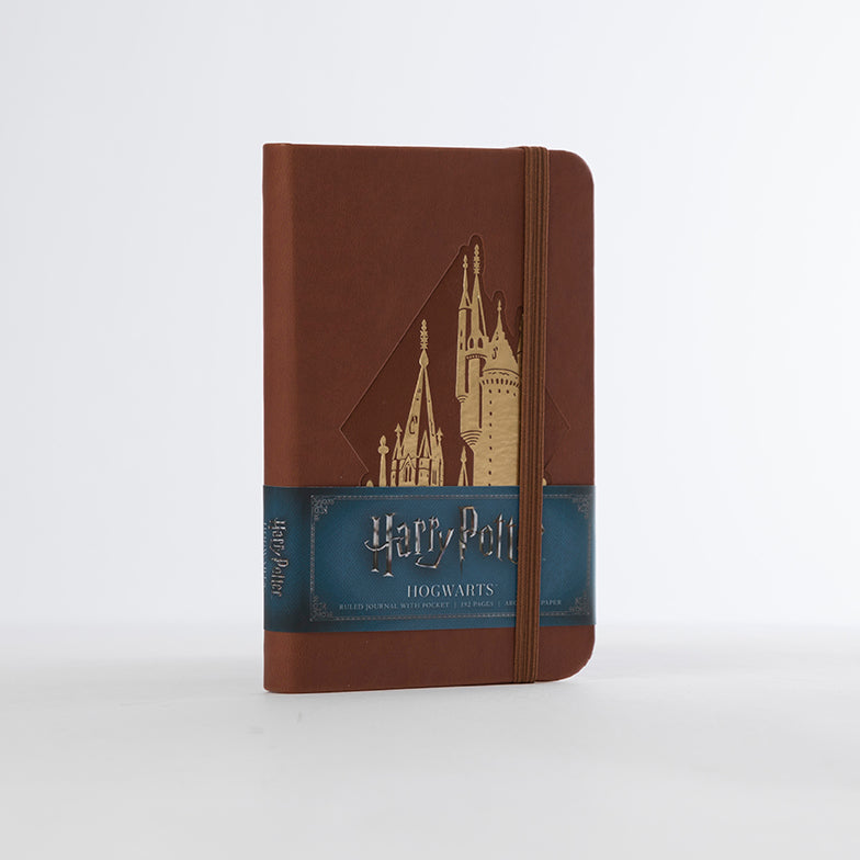 Harry Potter: Hogwarts Ruled Pocket Journal Hardcover Book
