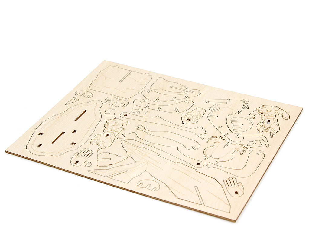 IncrediBuilds: Disney's The Lion King Book and 3D Wood Model Softcover Book